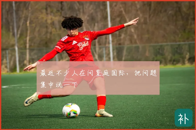 最近不少人在问皇庭国际，把问题集中说一下
